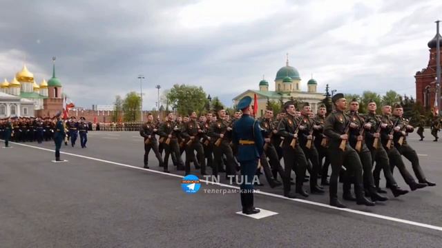 Генеральная репетиция Парада победы в Туле 05.05.24.