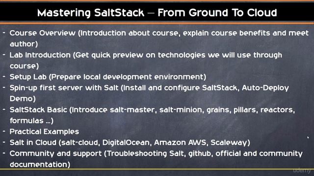 Mastering Salt Stack: From Ground To Cloud - learn SaltStack