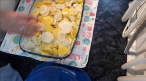 ФИЛЕ рыбы в духовке с картошкой и в сливках))))))))