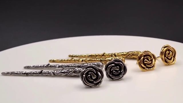 Моносерьга "Роза" от StarfallShop