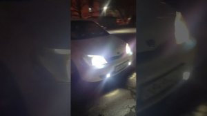 toyota platz 2000 года установка противотуманных фар и линзы в фары!!!