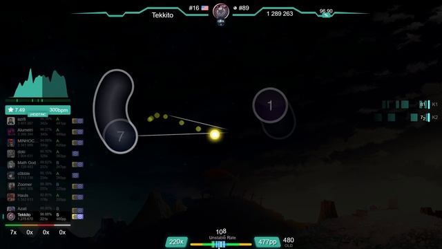 Tekkito | VINXIS - Greetings [Another] 1st +HDDT FC 98.08% {#1 602pp FC} - osu!