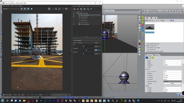 Rhinoceros + V-Ray. Интеграция 3д объекта в изображение (Integration 3d object in image) RUS смотреть онлайн