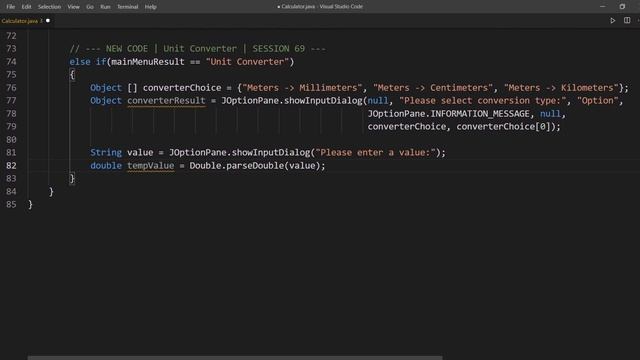 Session69 - Java Basic Project Calculator 5 - How to Implement Unit Converter Module - Pashto смотреть онлайн