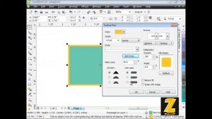 06 05  Using the Outline Pen Dialog | CorelDRAW Graphics Suite X4 - WUZZZAPP