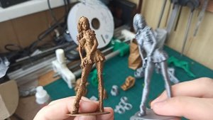 Металлокомпозитные филаменты в 3D Печати, Имитация металла
