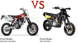 Husqvarna SMR 450 vs GAS GAS SM 450 Test specification comparison