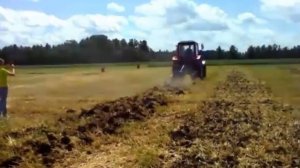 Испытание ПСКу-3 с чизельными стойками на Дне Сибирского поля ООО ТД "Алтайсельмаш