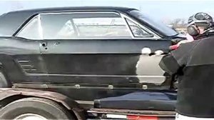 Чистка сухим льдом авто от краски