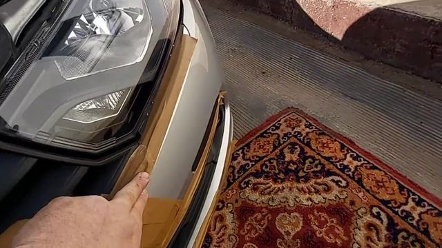 Лада Гранта FL! Тюнинг.Сетка в бампер. Самостоятельная установка летней защиты радиатора. смотреть онлайн