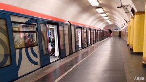 Поезд "Москва 2019" на станции "Рижская"
