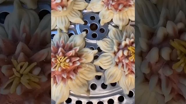 Китайские паровые булочки / хлеб. Способы формирования булочек | Chinese steamed buns. Forming buns смотреть онлайн