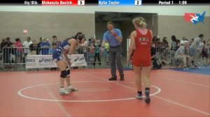 FILA Cadet 49 kg / 108 lbs. - Mckenzie Bacich vs. Kylie Taylor