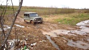 уаз по грязи на резине и-502