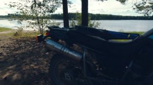 Yamaha xt 600 e . Мини путешествие .