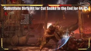 MORTAL KOMBAT 11 Kano 44.6% Corner Combo (MK11 Kano Combo)