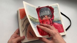 Обзор скетчбука Moleskine art для графики | sketchbook tour