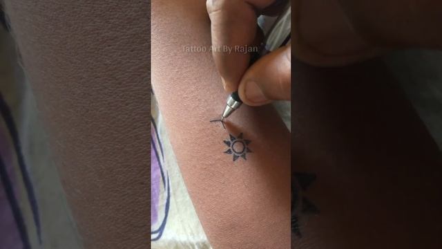 sun, star and moon tattoos | Tattoo Art By Rajan