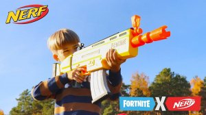 Тест бластеров НЁРФ | NERF FORTNITE | TS | AR-L | SP-L