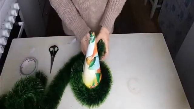 Ёлочка из мишуры