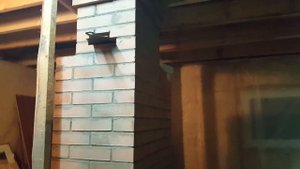 Печь Бавария и кирпичный щиток