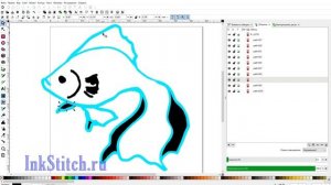 Ink/Stitch уроки  Устранение проблемы в учебной работе первого урока