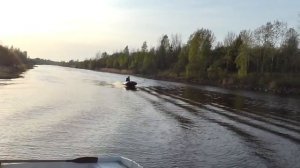 Правильный Флагман 380 под Tohatsu 6...