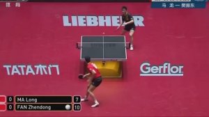 МОЩНЫЙ ТОП-СПИН СПРАВА FAN ZHENDONGа и ответы на вопросы любителей настольного тенниса по топ-спину