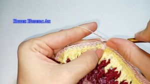 Квадрат в квадрате с градиентом крючком - Схема + Мастер-класс