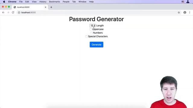 001  Password Generator Preview | Full stack Development | Django | Python | Full Course |
