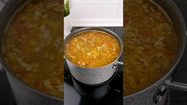 Лёгкий суп с сырными шариками/вкусный простой и лёгкий супчик/ВКУСНО И ПРОСТО/ #МЕДВЕДЕВАРЕЦЕПТ