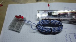 Эффект на демонстрационном качере - катушки включены как ёмкость