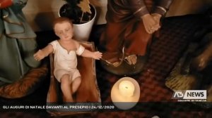 GLI AUGURI DI NATALE DAVANTI AL PRESEPIO | 24/12/2020