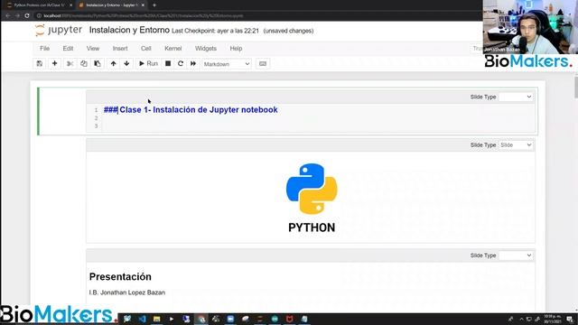 Instalación y Entorno Python - Clase Demo ""CURSO PRÓTESIS 2023" смотреть онлайн