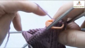 Как связать спицами перчатки/How to knit a gloves