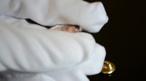 Золотой значок с гербом России на лацкан пиджака с цветной эмалью