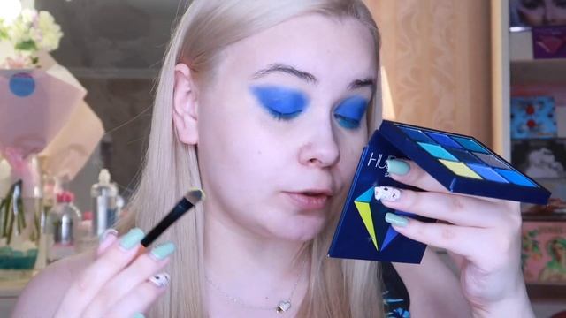 ?Палетка Huda Beauty obsessions sapphier? | первое впечатление #1_на_вкладке_в_тренде смотреть онлайн