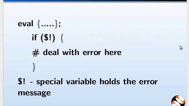 Exception and error handling in PERL - Marathi смотреть онлайн