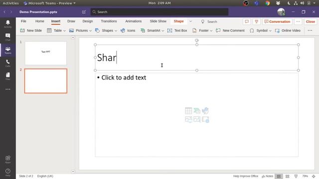 MS PowerPoint in Linux using MS Teams | Ubuntu Tutorial | MS Office Video 2 смотреть онлайн