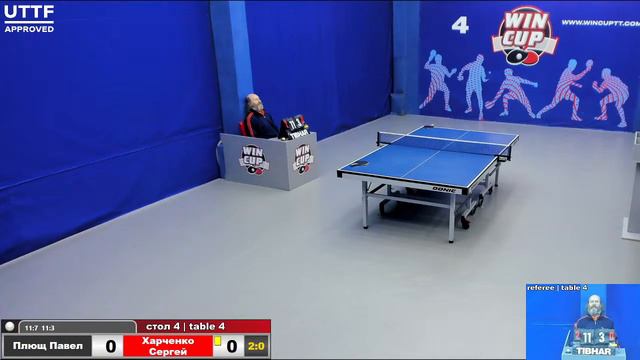 12:00 Плющ Павел 3-1 Харченко Сергей стол 4 Юг-1 16.04.21 смотреть онлайн