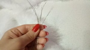 Снежинка на ободок. Мастер класс