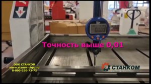 ЧПУ: Проверка точности  фрезерного станка  с. DeKart S6060 по металлу после юстировки