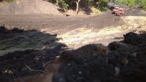 работа бульдозера ДТ 75