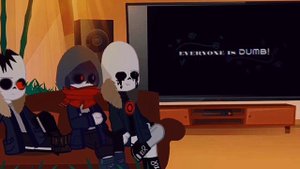 Sans au react to Nightmare || sans au || MTT || bad guys || gacha || r.d.|| cringe? ||