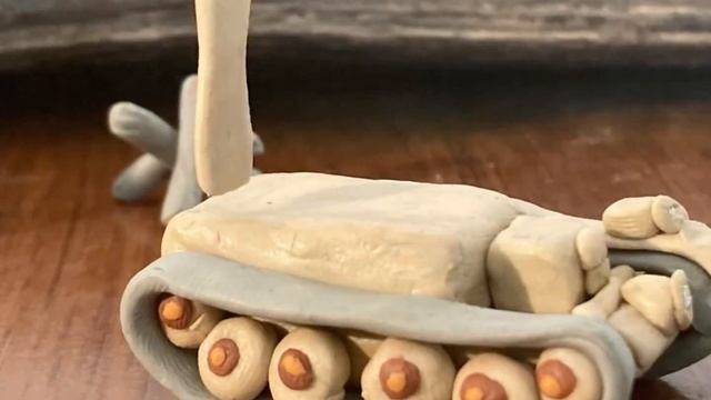 Как сделать танк Cruiser Mk.lll – Stop motion Пластилиновые мультики про танки смотреть онлайн