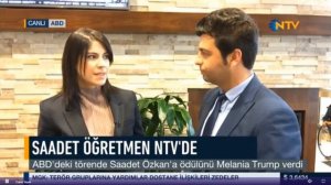 Saadet Öğretmene ABD Ödül Verdi Mutlaka İzleyin...NTV HABER