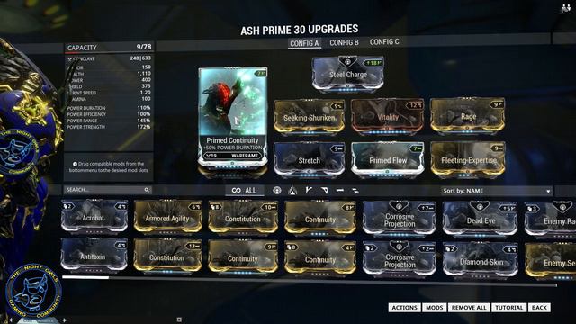 Warframe: Ash Prime Setup (U16.11.4) смотреть онлайн