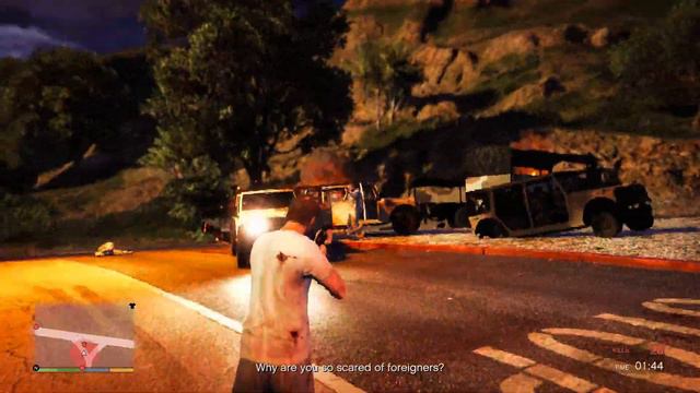 GTA 5 PS5 Remastered - Strangers & Freaks - Rampage #4 (Military) [Gold Medal] 4K HDR смотреть онлайн