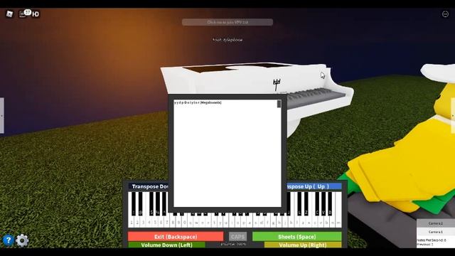 ROBLOX virtual piano (Megalovania) sheets in description.