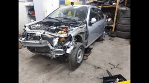 Разбираю переднюю часть своего автомобиля) Renault Symbol (2)